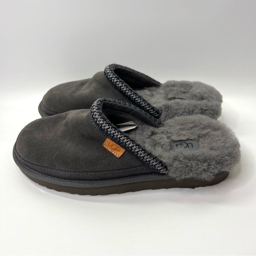 UGG Tasman Slip On Slippers Dark Grey Men’s 10/43 EU - Picture 2 of 14